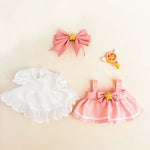 17cm Cute Baby Doll Clothes Accessories For Korea Kpop Labubu Idol Dolls Skirt Doll Clothes Clothing Accessories Labubu Clothes