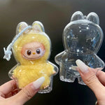 Fack Protective Cover Scratch Resistant Face Mask For Labubu V4 The Monsters Pin for Love Series Doll Clothes Outfit Accessories