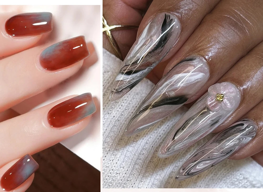 15ml Nail Blooming Gel, Blossom Spreading Effect Functional Gel, Easy to Apply for Nail Art Design Home Salon Manicure Pedicure