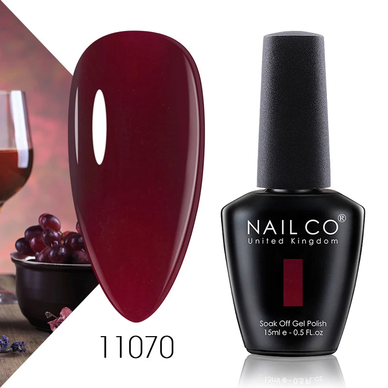 NAILCO 15ml Top Coat And Base Coat Art Design Gel Nail Polish Top Base Coat UV LED Soak Off Gel Nail Varnish