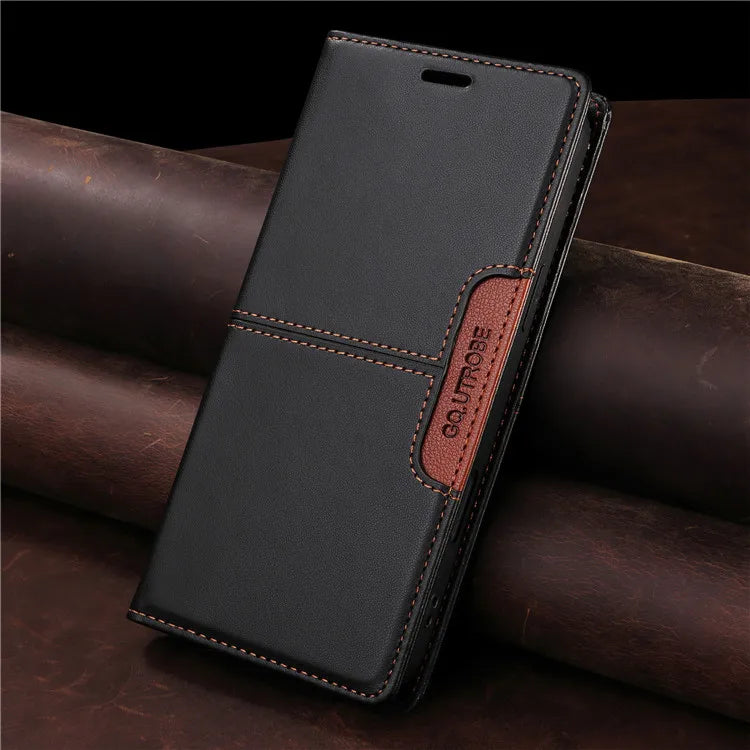 Leather Flip Phone Case For Samsung Galaxy S10 Plus S20 S21 FE S22 S23 S24 S25 Note20 Ultra Magnetic Wallet Bracket Protect Cove