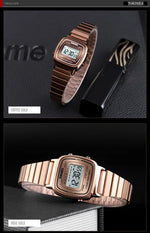 SKMEI 1901 Luxury Small Dial Digital Women Watch Ladies Calendar Waterproof Lady Sports Wristwatches Girl Clock 1252 Reloj Mujer