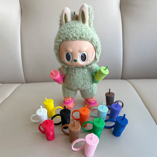 For/Cloth Labubu Miniature Water Cup Clothing Decoration Accessories Can Be Fixed On The Arm'S Labubu Water Cup