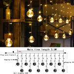 Christmas 2024 Led Lights Decoration Fairy String for Room Festoon Light Curtain Garland Party Wedding New Year's Bedroom Living
