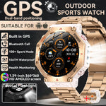 2025 New T-Rex 3 Ultra GPS Men SmartWatch 10ATM Waterproof Built-in Dual-band GNSS Compass Military Sport Flashlight Smart Watch