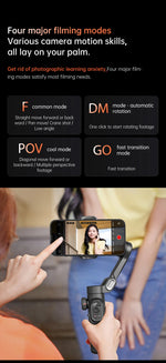 Smart XE 3-Axis Smartphone Gimbal Stabilizer with Fill Light