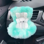 15-17cm doll Seat  Labubu carseat Safety Seat Cute Doll Air Outlet Aromatherapy decoration high-grade Car Interior Decoration
