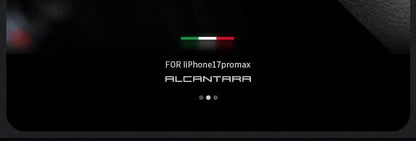 Premium Genuine Italy Imported Alcantara Magnetic Case for iPhone 17Pro 17Air 17 Pro Max with MagSafe Business Soft Touch Cover