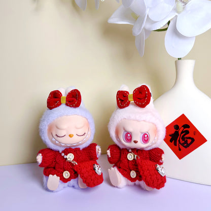 Labubu Plush Doll Clothes – Cute Macaron Outfit