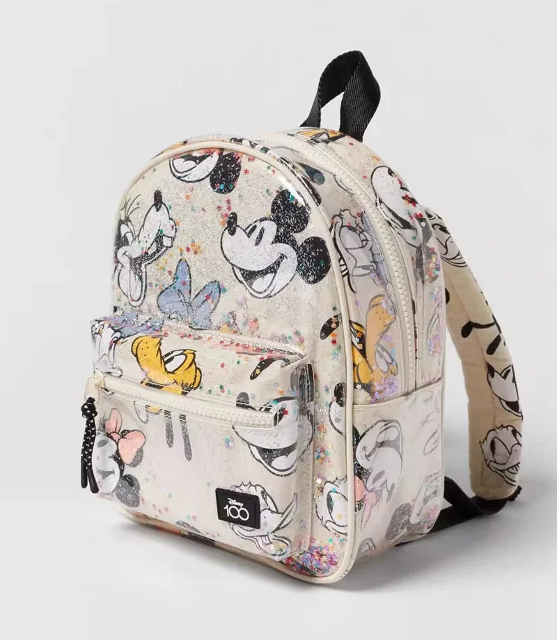 Disney cartoon Mickey Mouse  New  Kids  Backpack Mini Schoolbag  Girls and Boys  Cute Shoulder Bag