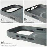 Premium Real Italian Imported Alcantara Magsafe Magnetic Case for IPhone 17Pro/17 Pro Max/17Air Anti-drop Phone Case Accessories