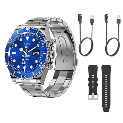 Smart Watch Man Aiweile AW12 High-End Luxury Smartwatch Fitness Tracker Sport Business Bluetooth Call for Xiomi IOS DIY Faces