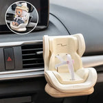 4 Styles For Car Doll Safety Seat Cartoon Chair Model Kawaii Doll Seat Outlet Decor Car Interior Styling Labubu Accessories ﻿