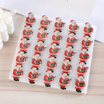 50pcs Flashing Christmas Brooch Pins Light Up Cartoon Badge Gift Stocking Xmas Holiday Party Supplies Costume Accessories