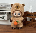 17cm Labubu Doll Capybara Costume Suit V1 V2 V3 Clothes Set Plush Toy Outfit Accessories