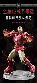 Marvel figure Splicing toys iron man MK1 MK2 MK3 MK4 MK5 MK6 MK7 Action figure model Birthday gift for children