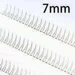 J Curl V Shape Black Under Eyelash Comic Eye Lashes Natural Bottom Lashes Soft Manga Eyelashes Bunches Eyelash Clusters Korean