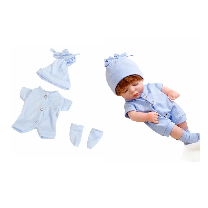 Baby Reborn Dolls Clothes for 30cm Baby Doll Dress Pajamas Jumpsuit Doll Clothes for 12 inch Reborn Doll DIY Toys for Girls