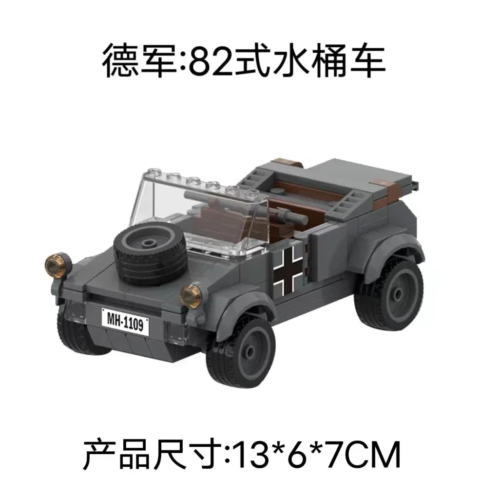 Germany Series Tank III L WW2 Military Series Tank Building Blocks  Bricks Model Set for Kids Educational Toys Christmas Gifts