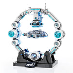 New Star Plan Building Blocks Model Falcon Spaceship DIY Building Toys Sets Cool Room Ornament Christmas Gifts for Boys Adult