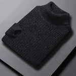 2025 New Turtleneck Sweater Men Solid Color Slim Pullovers Knitted Sweaters Mens Warm Autumn Winter Daily Casual Pullovers Man