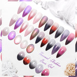 Mtssii 7ml Changing AurorasThermal Rubber Base Gel Nail Polish Nude Purple Glitter Sparking Long Lasting Manicure Art Varnish