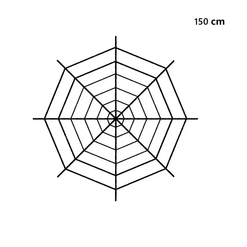 Halloween spider web simulation big black spider decoration bar scene layout props party decoration lawn scenery home decoration