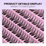 DIY Lash Extension Kit Individual Eyelash Extension Kit Cluster Lashes Kit Lash Glue Remover for Eyelash Extensions Makeup