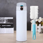 500M/16 Oz Insulated Mug Tritan Material Stainless Steel Metal Water Bottle Leakproof BPA Free Suitable for Hot and Cold Drinks