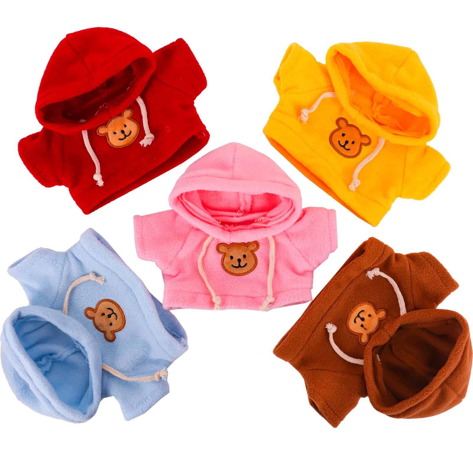 30cm Cafe LaLafanfan Duck Clothes Hoodie Cartoon Plush Toy Stuffed Soft Duck Doll Toys Animal Birthday Girl`s Gift for Kids DIY