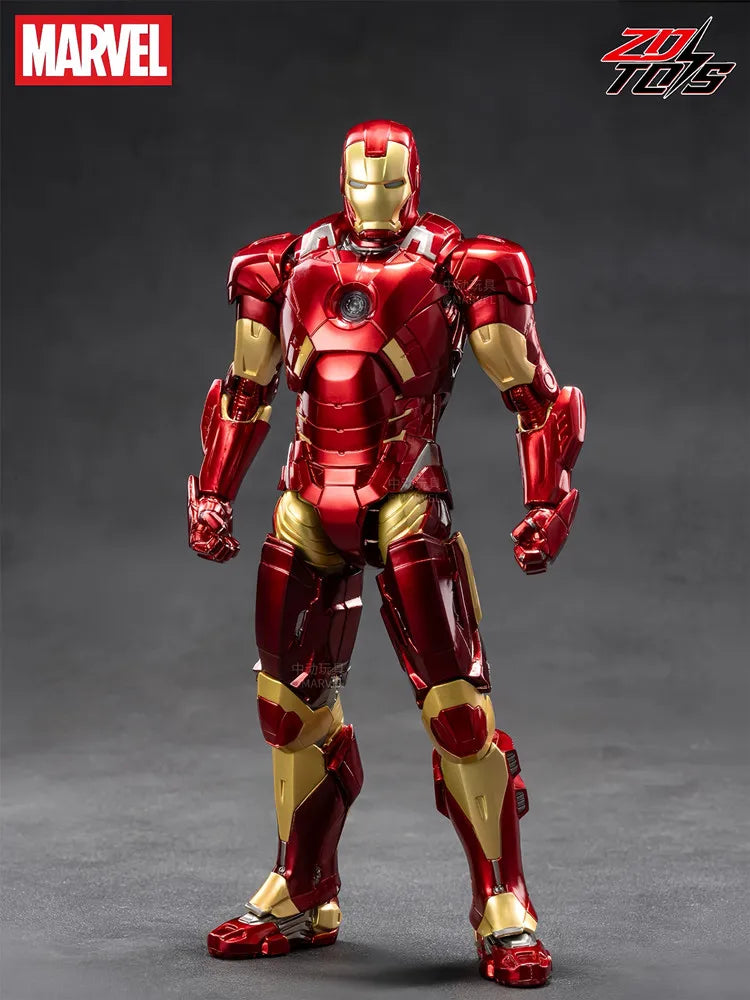 Original ZD Marvel Toys 1:10 Iron Man Mark9 Mark IX action figure War armor Collect models