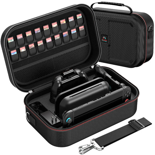 Suitable for Switch 2 Oversized Hand-held Single Bag, Convenient Travel Storage Bag with Large Storage Space, Sturdy and Durable