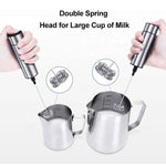 Electric Milk Frother Kitchen Drink Foamer Mixer Stirrer Coffee Cappuccino Creamer Whisk Frothy Blend Egg Beater