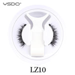 YSDO Magnetic Eyelashes Reusable Winged Magnetic 3D Mink lashes Long-Lasting No Glue Needed False Eyelashes with Tweezer Makeup
