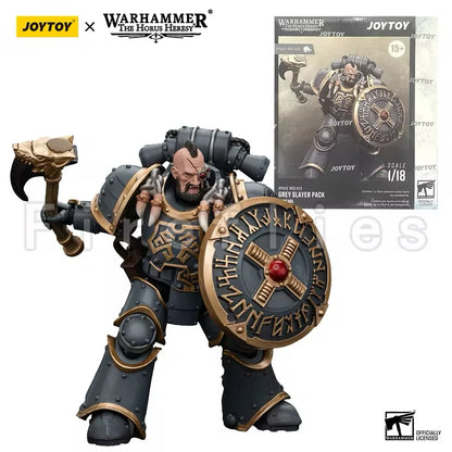 1/18 JOYTOY Actionfigur – Warhammer 40K Horus Heresy Space Wolves Logan Ghostwolf Mecha Modell