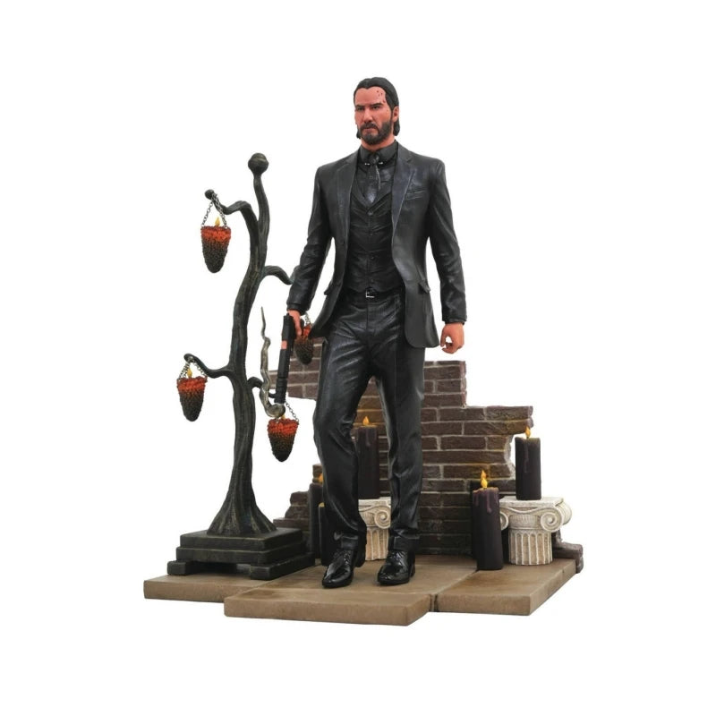 23cm John Wick Art Museum Collection: Hapter2 Handmade Ornament Exquisite Model Birthday Christmas Gift Static