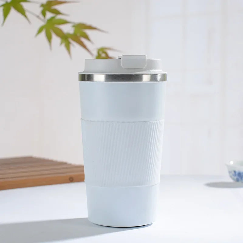 380ml 510ml Stainless Steel Coffee Cup Thermal Mug Garrafa Termica Cafe Copo Termico Caneca Non-slip Travel Car Insulated Bottle