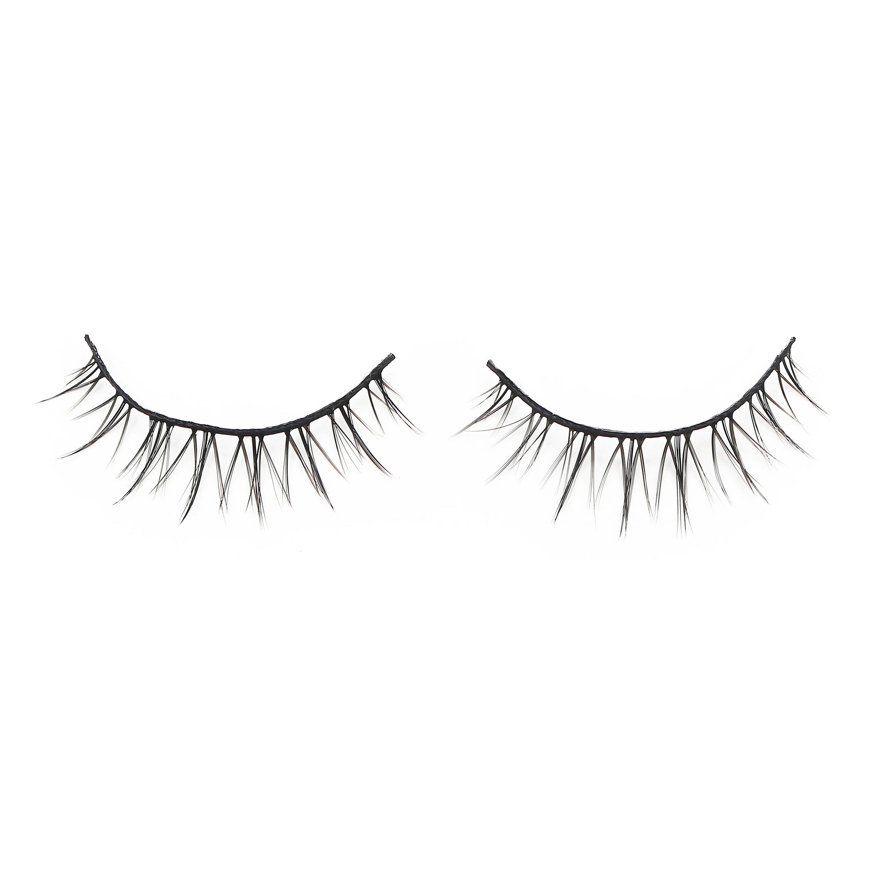 DINGSEN Fake Eyelash Anime Lashes 5 Pairs Little Devil Eyelashes Natural Daily Makeup Manga Eyelashes Clear Band Eyelashes