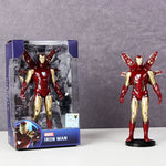 Avengers Legends Iron Man Spider Man Thor Captain America Thanos Hulk War Machine Action Figures Gif