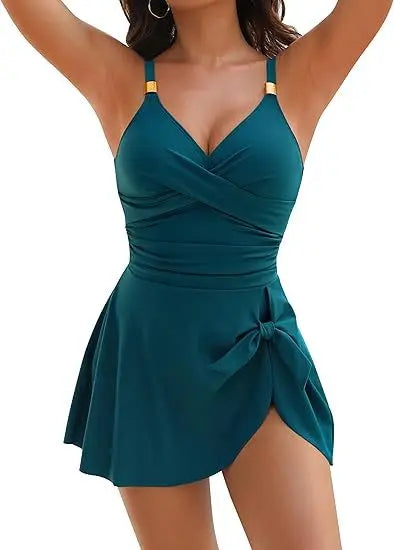 One-Piece Swimdress for Women