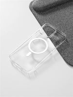 Ultra Thin Hard PC HD Transparent Magnetic Case For iPhone 17 Pro Max 16 15 14 Plus 13 12 Magsafe Wireless Charge Clear Cover