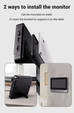 Smart Video Doorbell Outdoor Waterproof Intercom Doorbell Infrared Night Vision Audio Real-Time Monitoring Security Camera