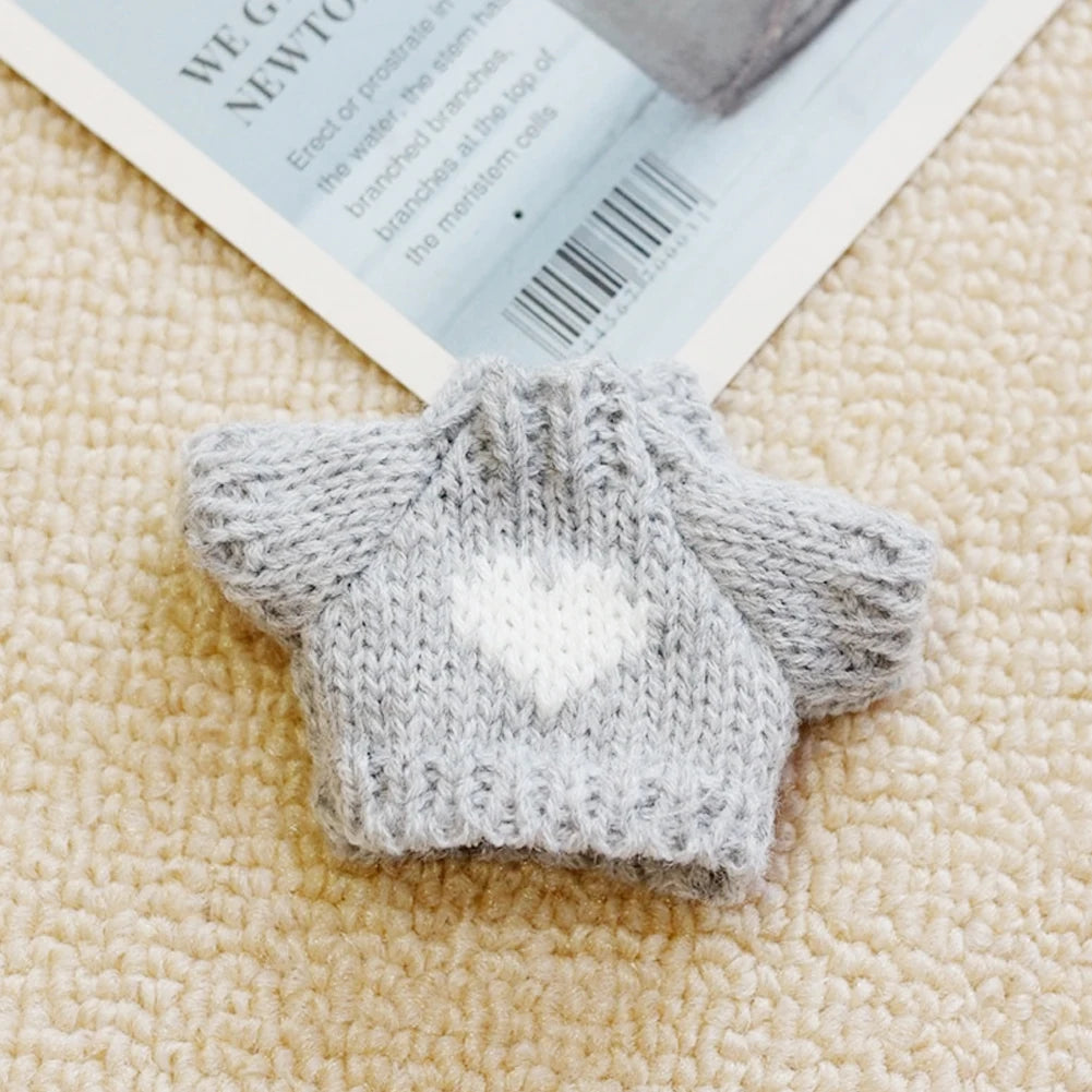 For Labubu'S Clothes Striped sweater outfit Match with hat pendant  Can match according to your preferences Labubu Accessories