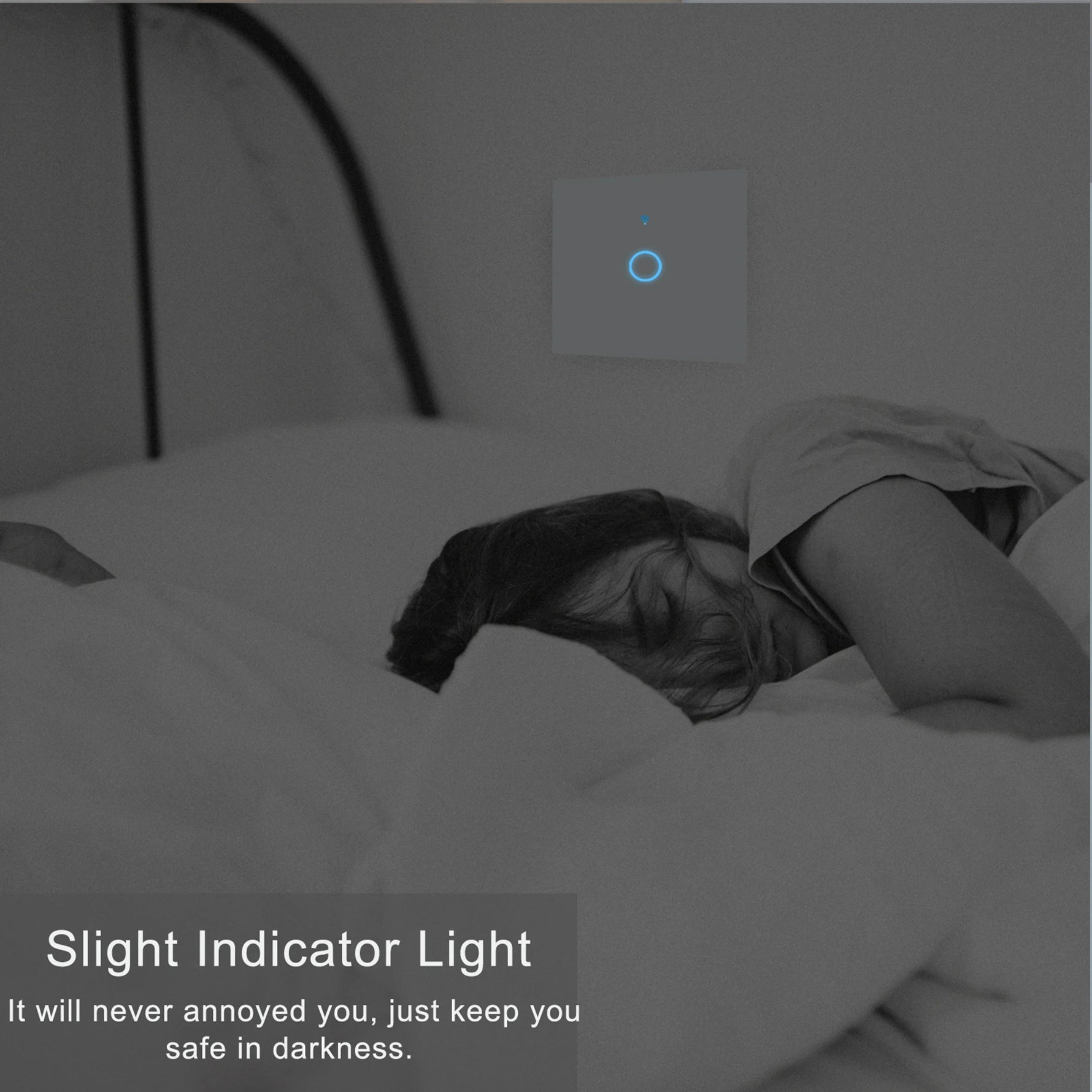 AXUS EU WiFi Smart Light Switches Touch Switch RF433 No Neutral Wire Smart Home Life Tuya App Control Support Alexa Google Home