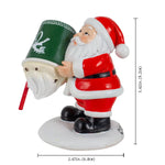 Christmas Village Set Accessories, Kids Playing Figurine, Collectible Building Scene Decoration, Home Fireplace, Holiday Decor