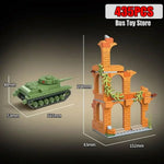 Germany Series Tank III L WW2 Military Series Tank Building Blocks  Bricks Model Set for Kids Educational Toys Christmas Gifts