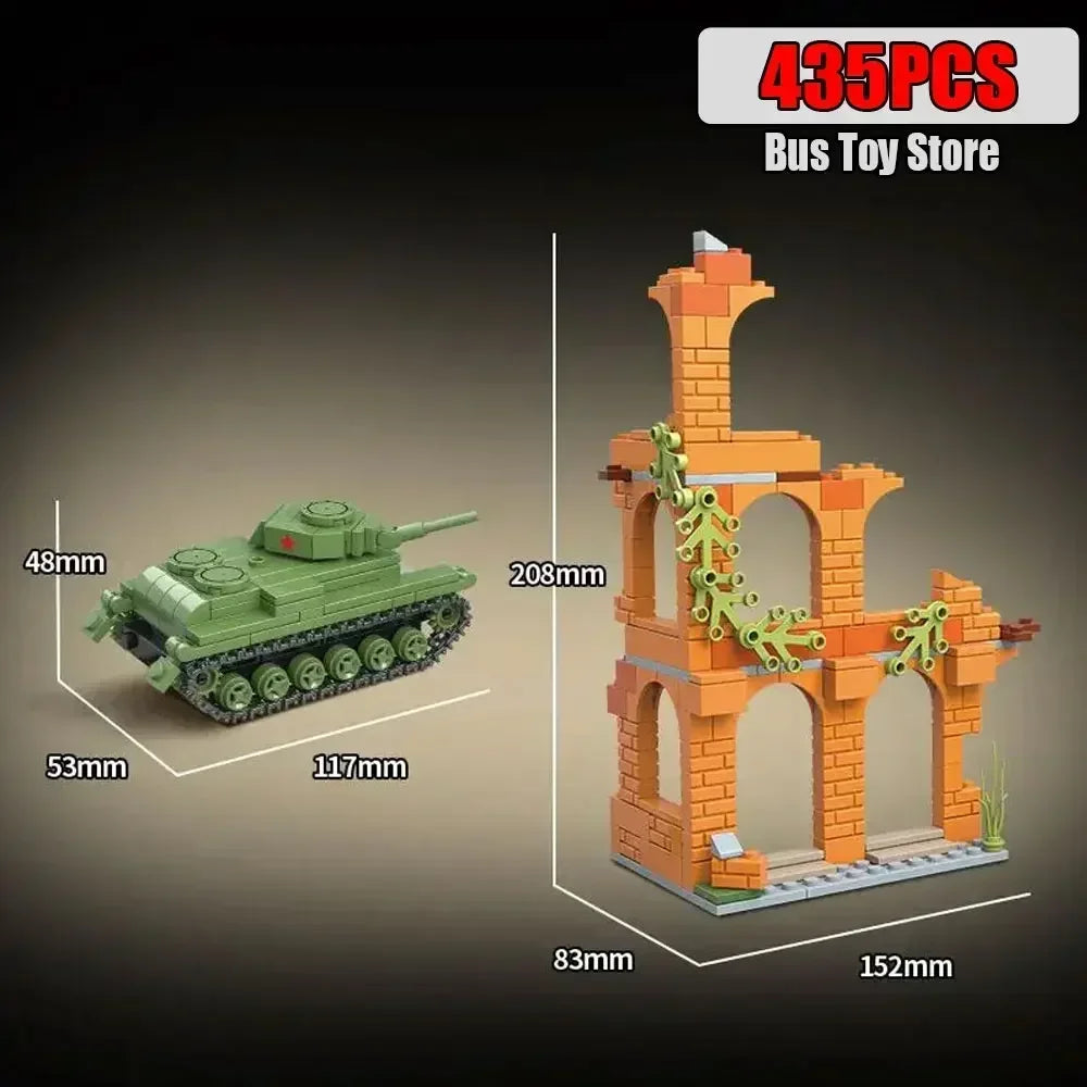 Germany Series Tank III L WW2 Military Series Tank Building Blocks  Bricks Model Set for Kids Educational Toys Christmas Gifts