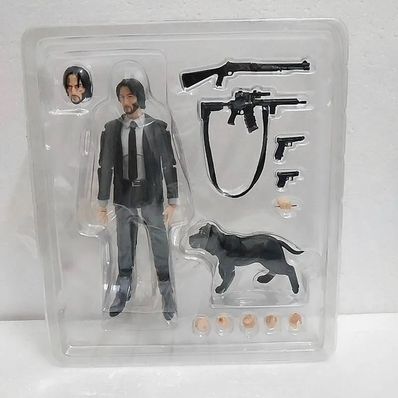 Mafex 085 JOHN WICK Chapter 2 with Dog Figure Chapter 4Mafex 212 John Wick Action Figure Figure Model Toys Dolls Birthday Gift