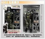 1/6 Action Figure Military Army 30cm Combat Swat Police Soldier With Gun Forces Model Toys