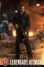 Kingdom KD9001 1/12 Scale Collectible Figure Killer John Wick Keanu Reeves Model 6inch Full Set Men Soldier Action Figure Soldie